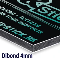 Panneau Publicitaire personnalisé Dibond Aluminium - 4mm